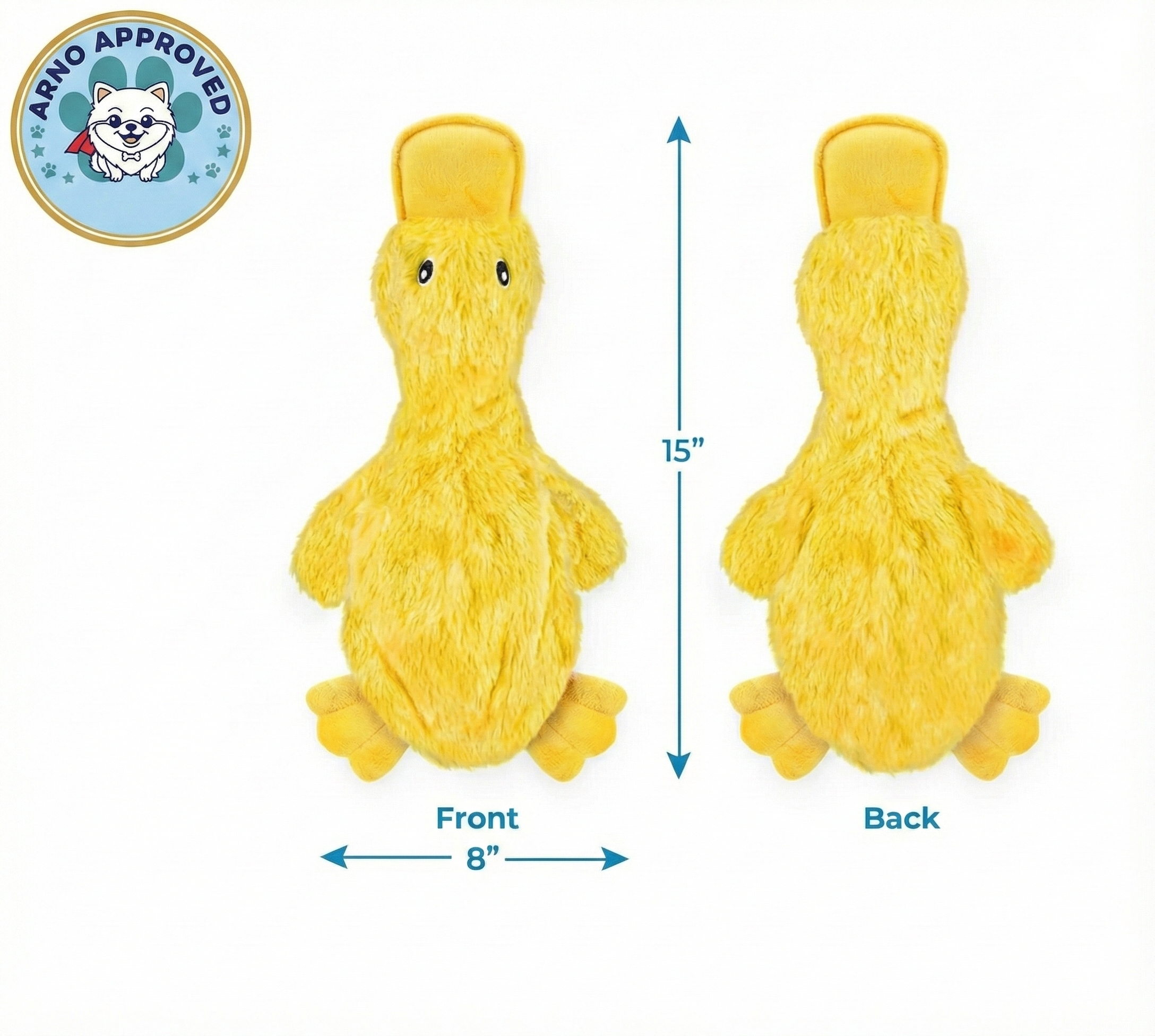 No Stuffing Crinkle Duck